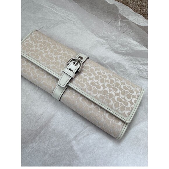 Coach Ivory Long Wallet Wristlet - Picture 4 of 11